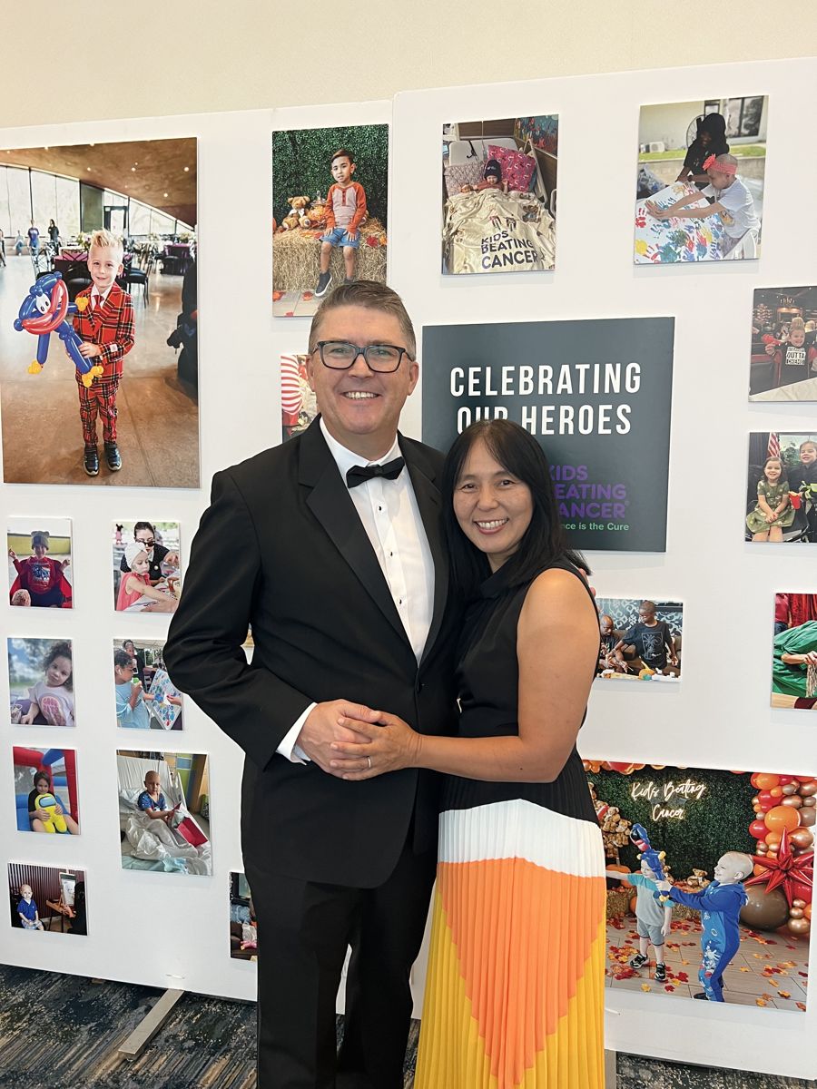 Cortland's parents at a formal event